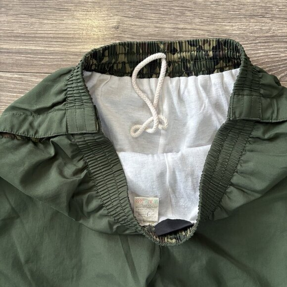 VTG Y2K Champion Snap Button Tearaway Track Pants Mens XS Green Sweatpants Baggy - Picture 14 of 16